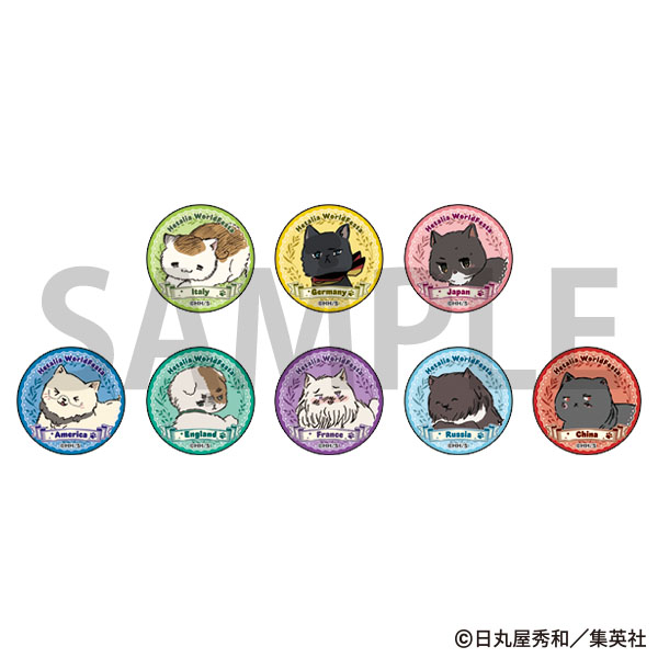 【ねこたりあ】ランダムふわふわバッジ（全8種）