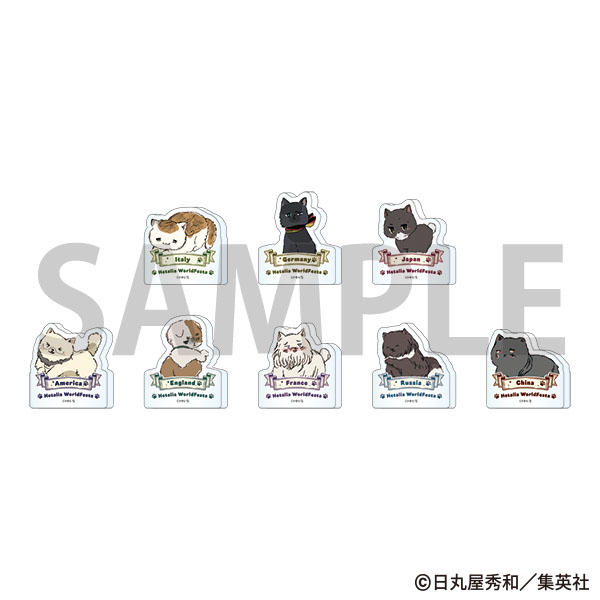 【ねこたりあ】ランダムミニアクリルブロックマグネット（全8種）