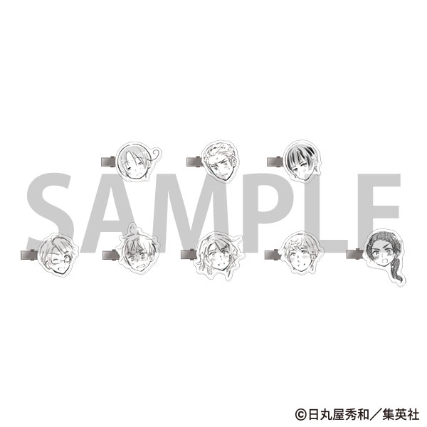 アクリルヘアクリップ